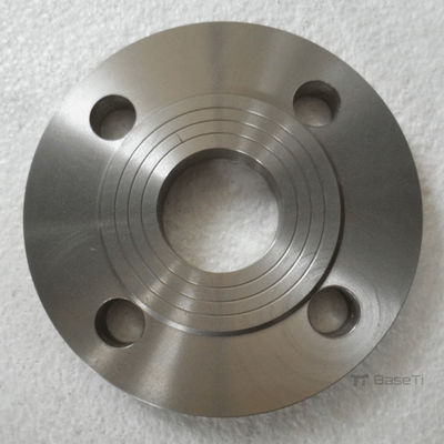 Polished Turned Titanium Pipe Flange GR1 2 5 GR2 Titanium Weld Neck Flange For Marine Offshore Industry