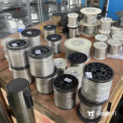 Ti-6Al-4V Titanium Alloy Wire Industrial ASTM B348 F67  For Marine Aerospace