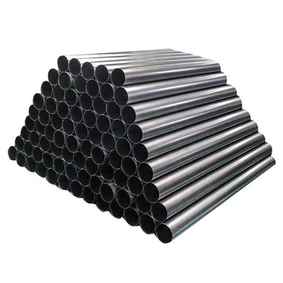 Round Titanium Seamless Tube GR2 GR5 GR9 ASTM B338 For Marine