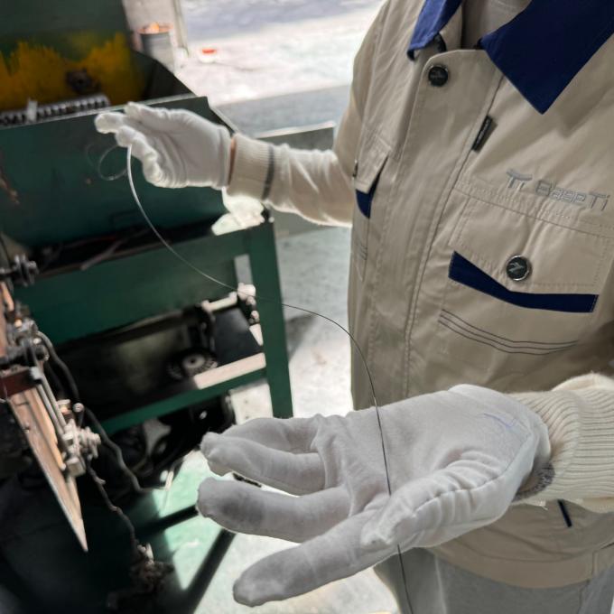 Grade 1 ASTM B863 MMO Cathodic Protection Titanium Anode Wire Electrode Solutions From BaseTi 0